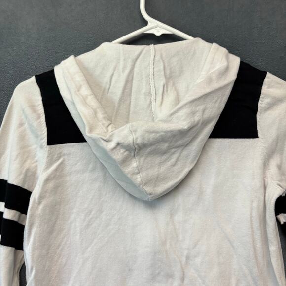 Guess Zip Up Sweater Jacket Cardigan Preppy Spell Out Hooded Comfy Preppy Cozy - Picture 9 of 16